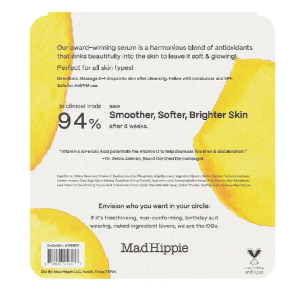 Mad Hippie Vitamin C Serum, 1 oz, 2-pack